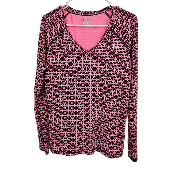 Under Armour Tops - Under Armour Fitted Heatgear Long Sleeve VNeck Shirt